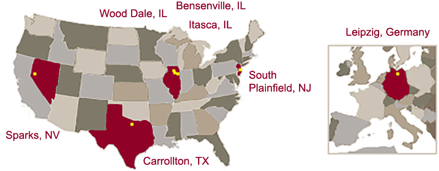 Allmetal, Inc. Locations